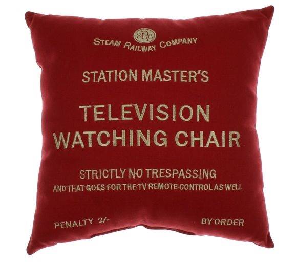 Cushion: Station Masters Television Watching Chair